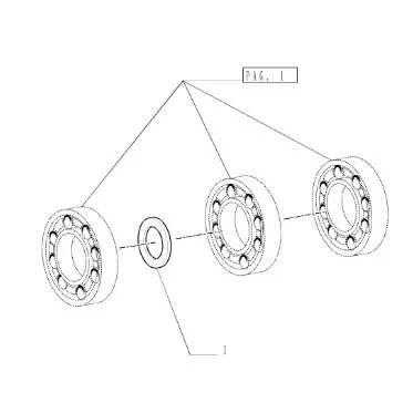 5179153 - Шайба 9,2мм толщ. подшипников муфты М диап. КПП TMT7/MXMPm